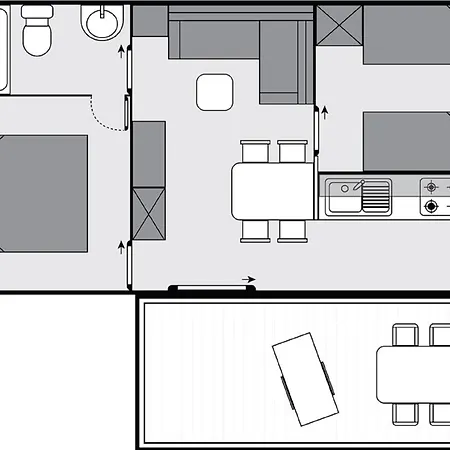 Parco vacanze Mobilehome Victoria - Camp Soline 4*